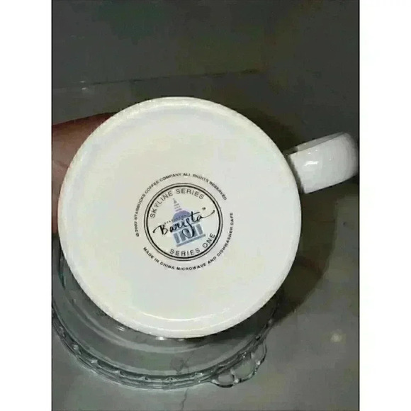 Starbucks Sacramento Capital City Skyline Coffee Mug 18oz 2002 Barista Series - Picture 9 of 9